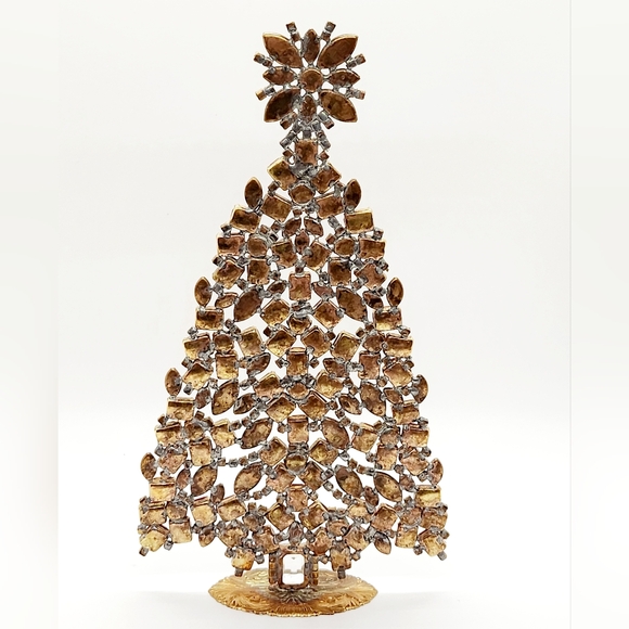 Vintage Czech Glass Christmas Tree - Picture 2 of 9